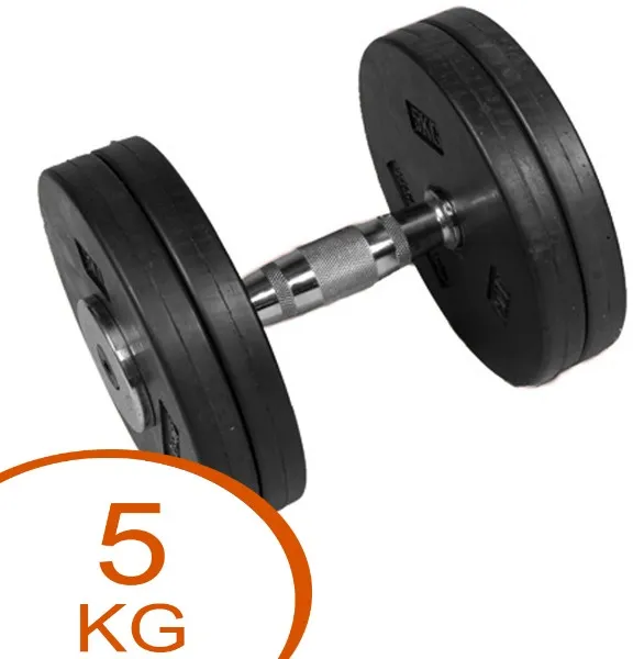 Eurosport Fast Gummiskive Håndvekt 5kg (1 stk.)
